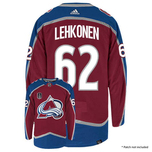 Arturri Lehkonen Colorado Avalanche Adidas Primegreen Authentic NHL Hockey Jersey