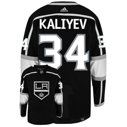 Arthur Kaliyev Los Angeles Kings Adidas Primegreen Authentic NHL Hockey Jersey